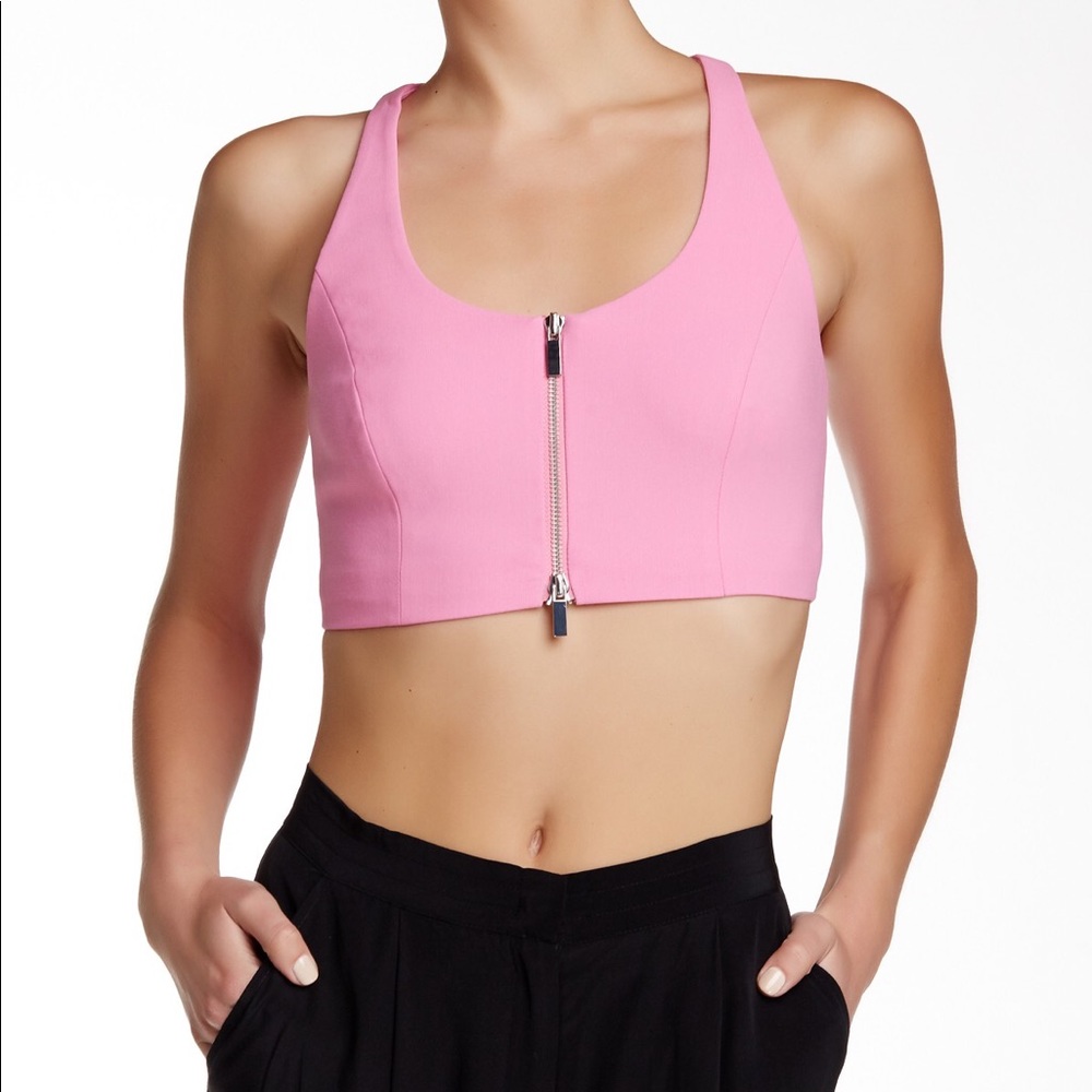 W/ tags Elizabeth and James Zipper Cropped Tank Top XS